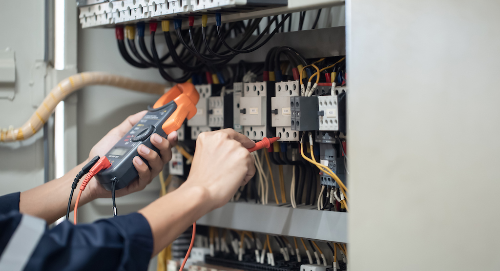 Main electrical panel at home being tested. | Main Electrical Panel